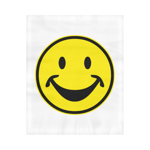 Funny yellow SMILEY for happy people Duvet Cover 86"x70" ( All-over-print)