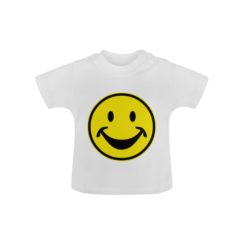 Funny yellow SMILEY for happy people Baby Classic T-Shirt (Model T30)