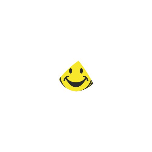 Funny yellow SMILEY for happy people Custom Bikini Swimsuit