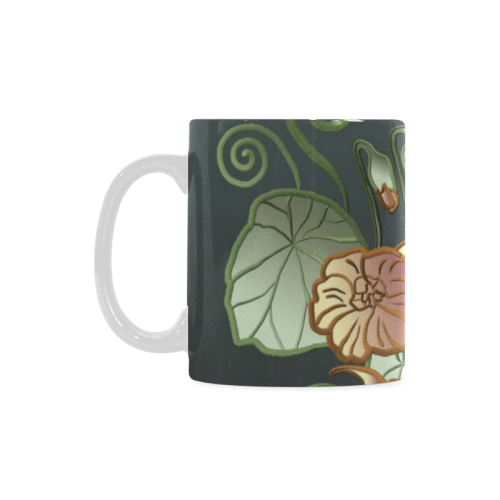 Art Nouveau Garden White Mug(11OZ)