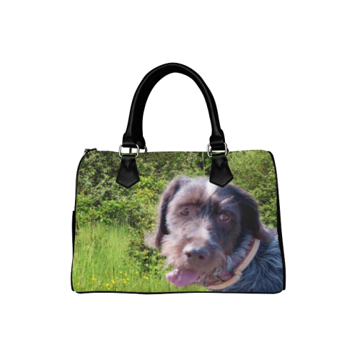 Dog Wirehaired Pointing Griffon Boston Handbag (Model 1621)