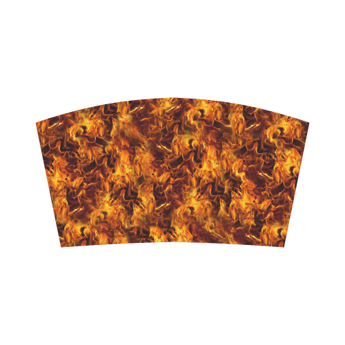 Flaming Fire Pattern Bandeau Top
