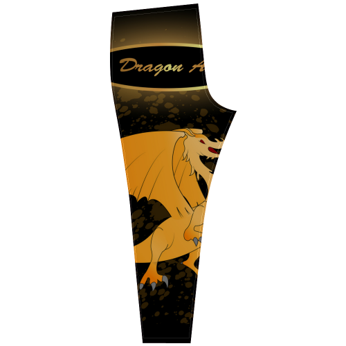 Funny cartoon dragon Cassandra Women's Leggings (Model L01)