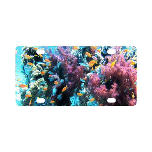 Coral Reef Saltwater Fantasy Classic License Plate