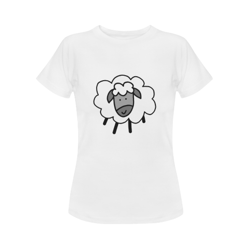 Baa Sheep Women's Classic T-Shirt (Model T17）