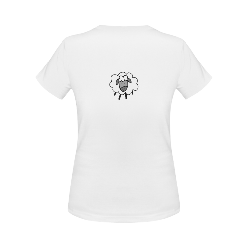 Baa Sheep Women's Classic T-Shirt (Model T17）