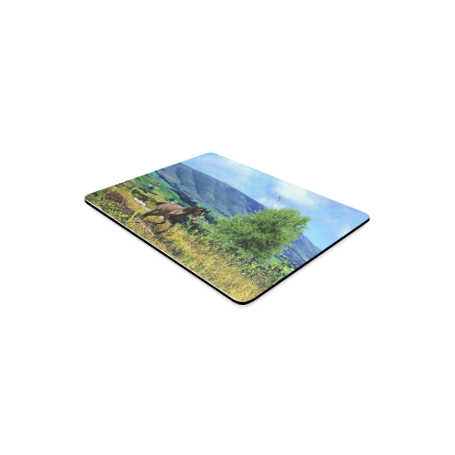 Mountain Side Gallop Rectangle Mousepad