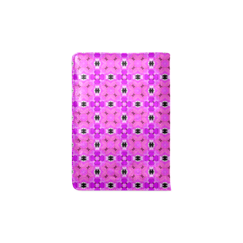 Circle Lattice of Floral Pink Violet Modern Quilt Custom NoteBook A5