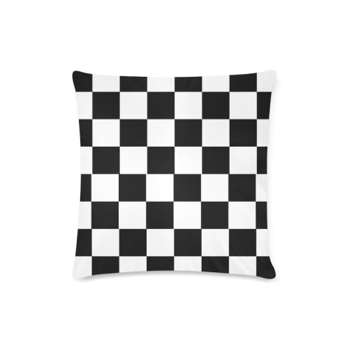 Chequered Chess Custom Zippered Pillow Case 16"x16"(Twin Sides)