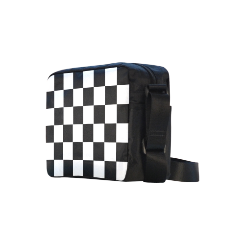 Chequered Chess Classic Cross-body Nylon Bags (Model 1632)