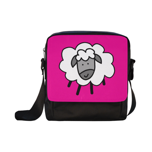 Baa Sheep Crossbody Nylon Bags (Model 1633)