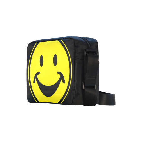 Funny yellow SMILEY for happy people Classic Cross-body Nylon Bags (Model 1632)