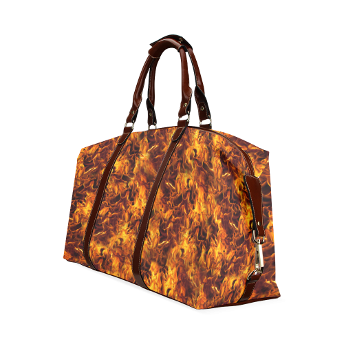 Flaming Fire Pattern Classic Travel Bag (Model 1643)