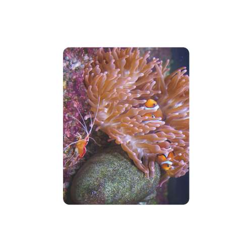 Coral And Clownfish Rectangle Mousepad