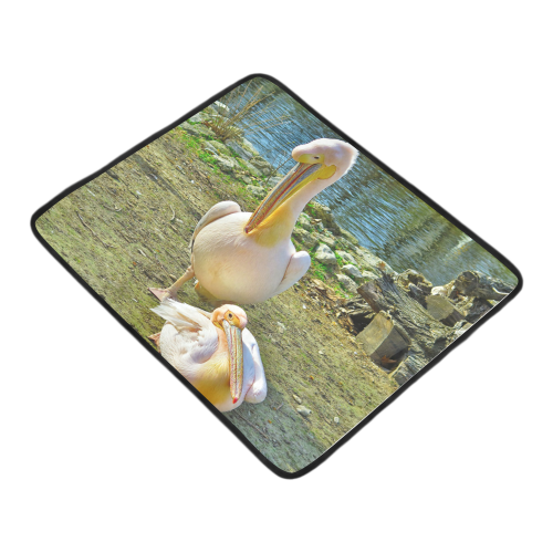 Motherly Pelican Love Beach Mat 78"x 60"