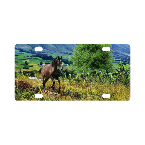 Mountain Side Gallop Classic License Plate