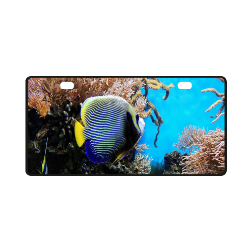 Underwater Tropical Dream License Plate