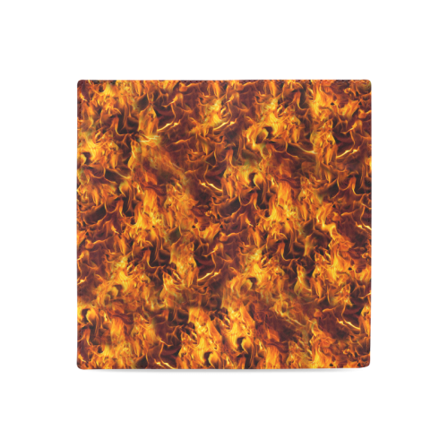 Flaming Fire Pattern Women's Leather Wallet (Model 1611)