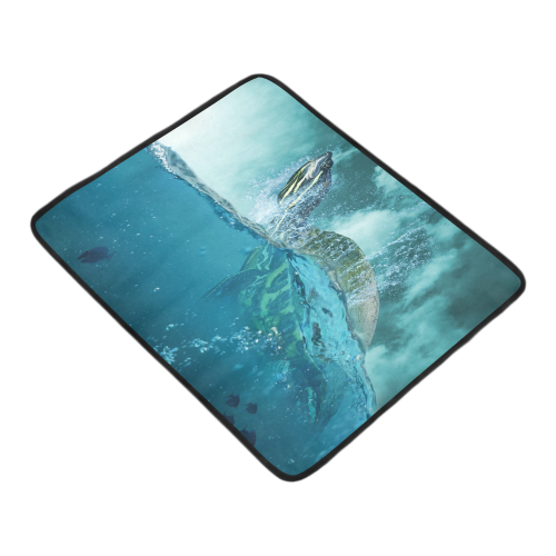 Underwater Turtle Fantasy Beach Mat 78"x 60"