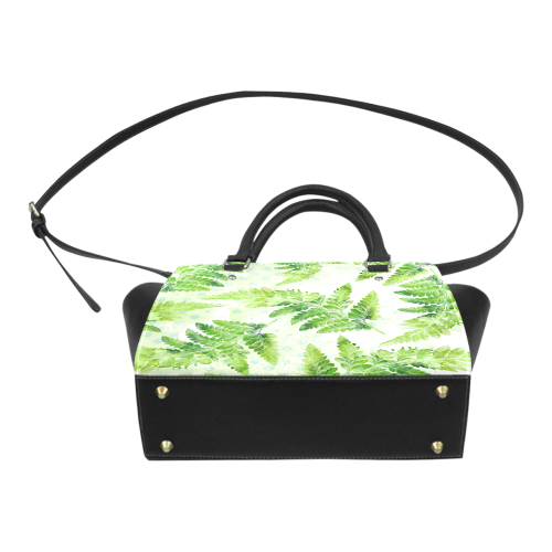 Green Fern Classic Shoulder Handbag (Model 1653)