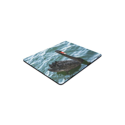 Peaceful Black Swan Rectangle Mousepad