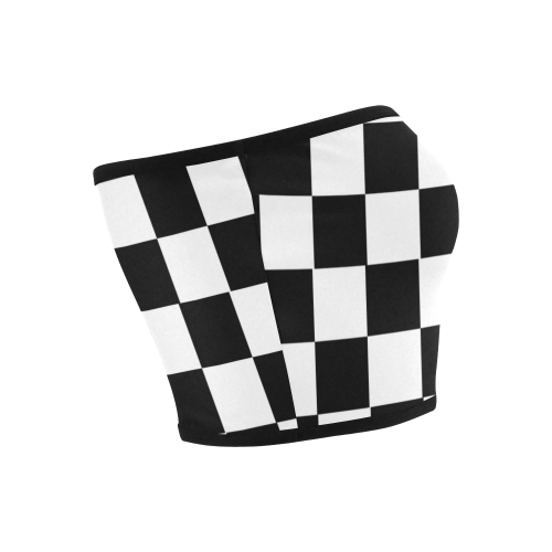 Chequered Chess Bandeau Top