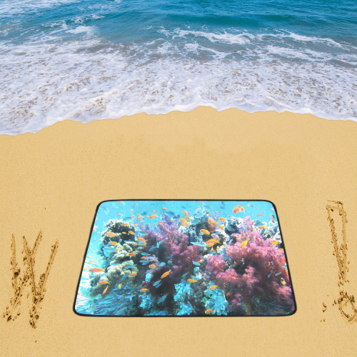 Coral Reef Saltwater Fantasy Beach Mat 78"x 60"