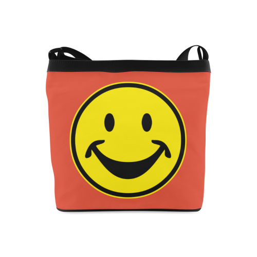 Funny yellow SMILEY for happy people Crossbody Bags (Model 1613)