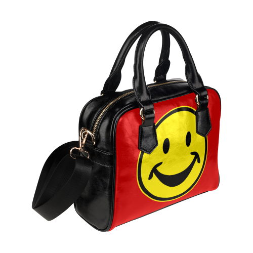 Funny yellow SMILEY for happy people Shoulder Handbag (Model 1634)