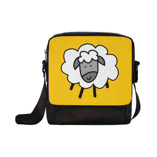 Baa Sheep Crossbody Nylon Bags (Model 1633)