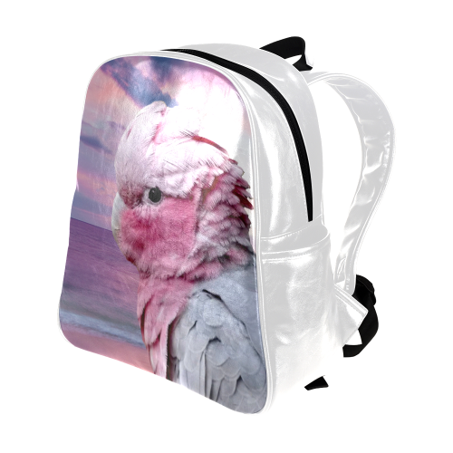 Galah Cockatoo Multi-Pockets Backpack (Model 1636)