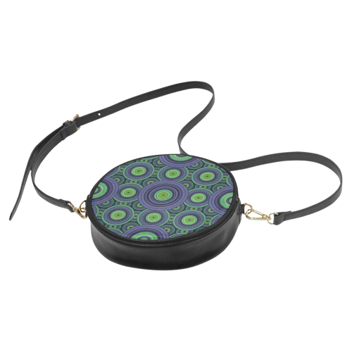 Green and Blue Round Sling Bag (Model 1647)