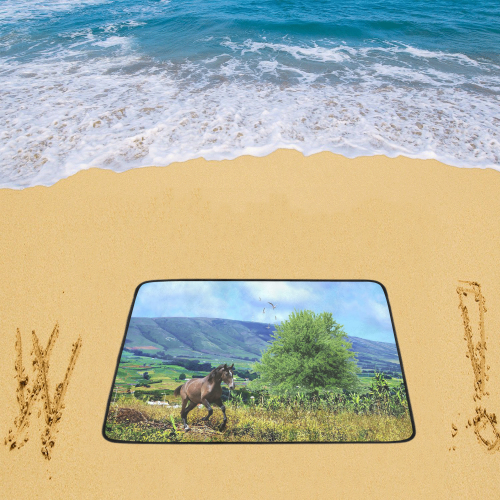 Mountain Side Gallop Beach Mat 78"x 60"