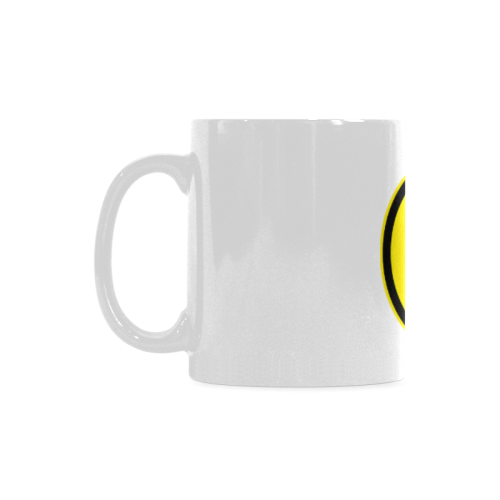 Funny yellow SMILEY for happy people White Mug(11OZ)