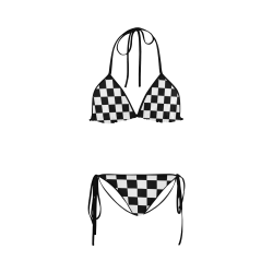 chequered bikini