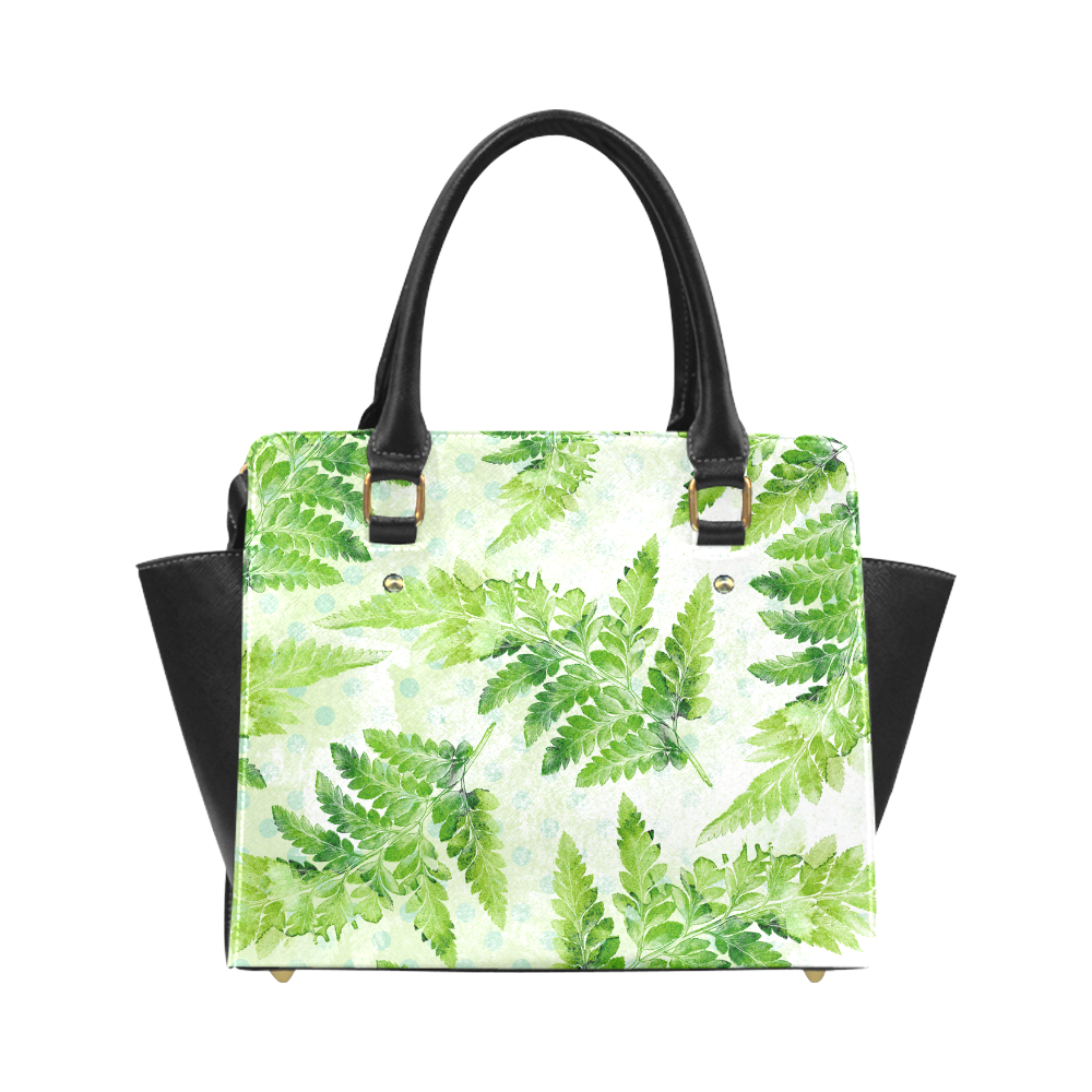 Green Fern Classic Shoulder Handbag (Model 1653) ID D376046