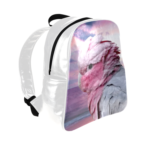 Galah Cockatoo Multi-Pockets Backpack (Model 1636)