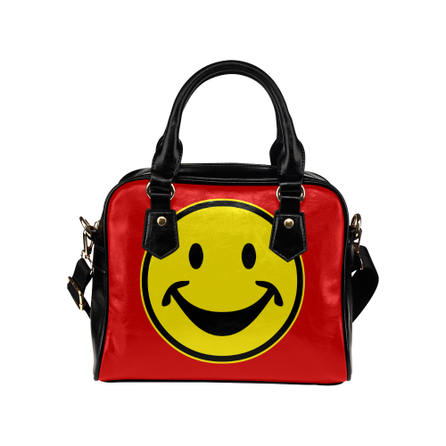 Funny yellow SMILEY for happy people Shoulder Handbag (Model 1634)