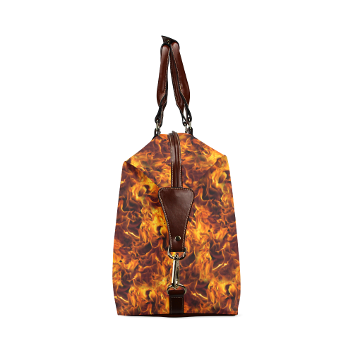 Flaming Fire Pattern Classic Travel Bag (Model 1643)