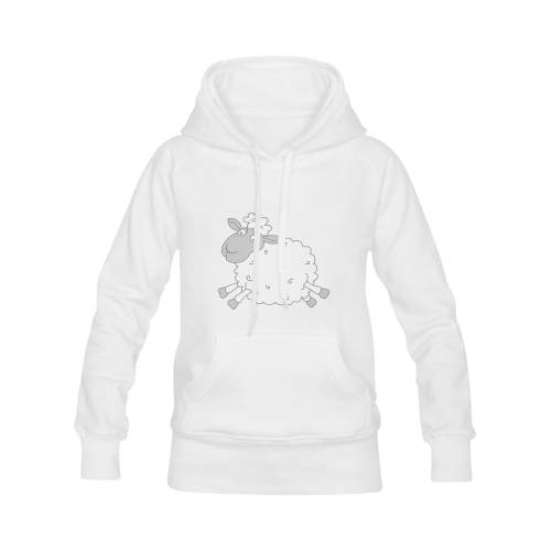 Jumping Sheep Women's Classic Hoodies (Model H07)