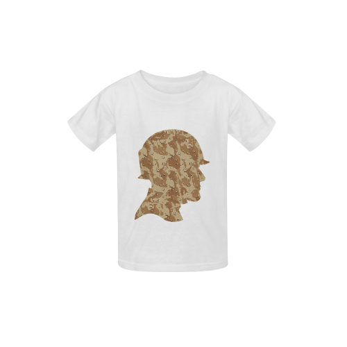 Desert Camouflage  Soldier Kid's  Classic T-shirt (Model T22)