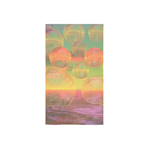 Autumn Ruminations, Abstract Gold Rose Glory Custom Towel 16"x28"