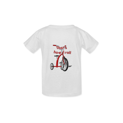 Tricycle 'How I Roll' Kid's  Classic T-shirt (Model T22)