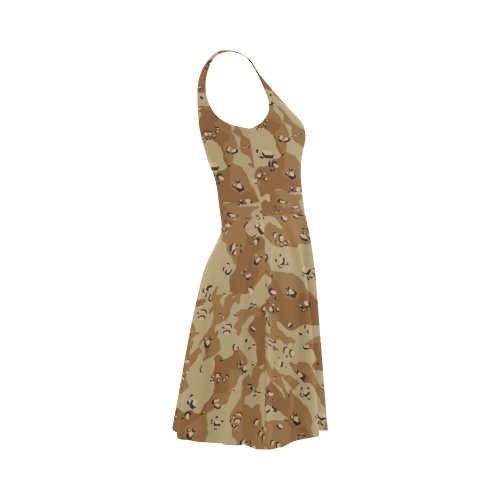 Desert Camouflage Pattern Atalanta Sundress (Model D04)