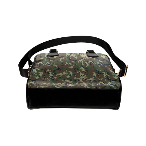 Forest Camouflage Pattern Shoulder Handbag (Model 1634)