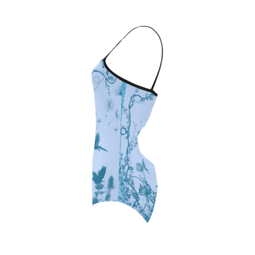 Beautiful fairy in blue colors Strap Swimsuit ( Model S05)