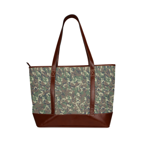 Forest Camouflage Pattern Tote Handbag (Model 1642)