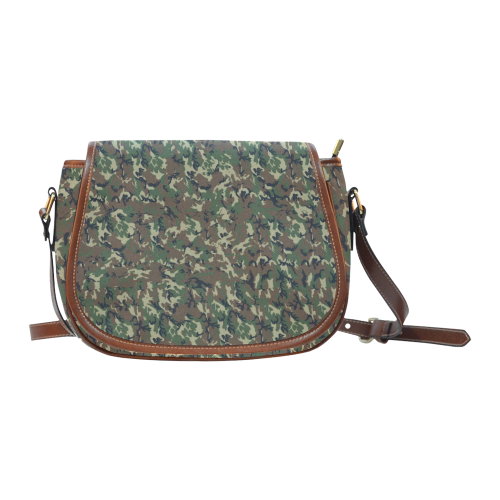 Forest Camouflage Pattern Saddle Bag/Large (Model 1649)