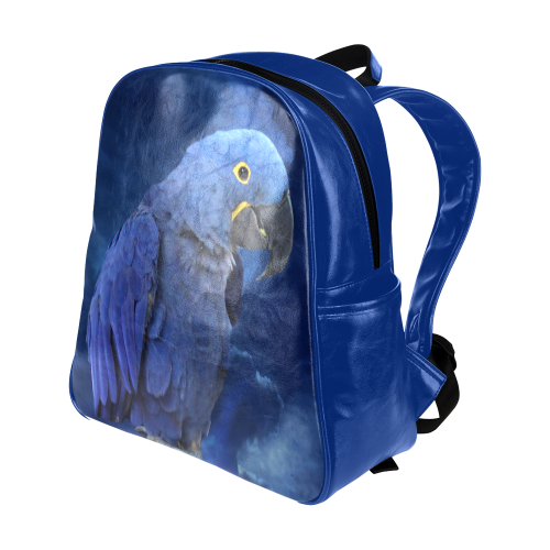 Hyacinth Macaw Multi-Pockets Backpack (Model 1636)