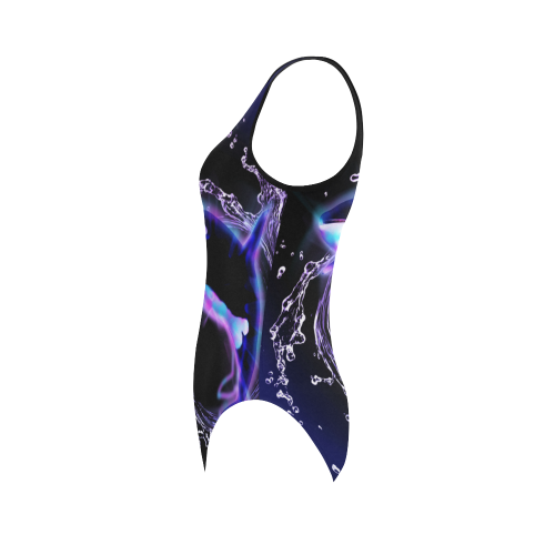 Awesome orca Vest One Piece Swimsuit (Model S04)